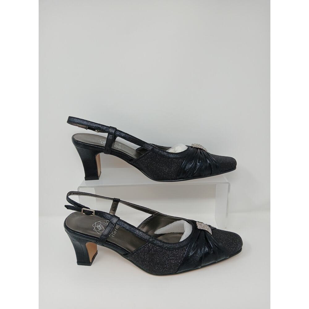 FLORAL Teri Women's Size US 11 Wide Width Open Toe Slingback Dress Sandals New